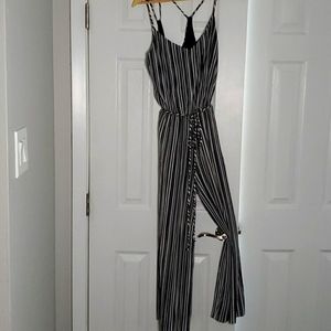 Boho striped jumpsuit